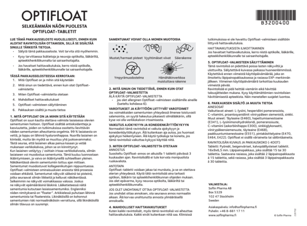 Pakkausseloste Optifloat